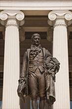 Statue of Alexander Hamilton.