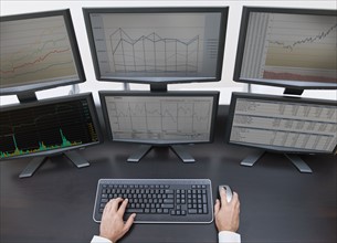 Computer monitors.