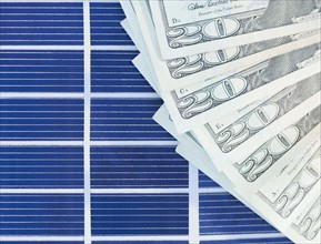 Money on solar panels
