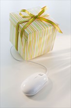 Gift and computer mouse.