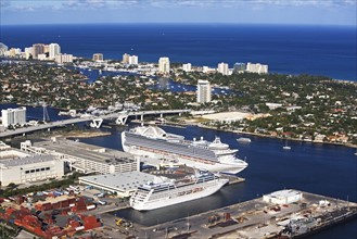 Cruise ship docked in Florida. Photographer: fotog