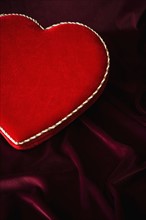 Heart shaped box of chocolates. Photographer: Joe Clark