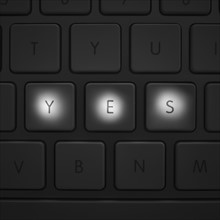 Keys on keyboard. Photographer: Mike Kemp