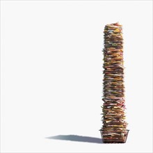 Stack of paper. Photographer: David Arky