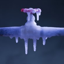 Frozen plumbing. Photographer: Mike Kemp