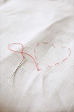 Stitched heart. Photographer: David Engelhardt