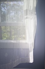 Sheer curtains. Photographer: Chris Hackett