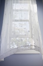 Sheer curtains. Photographer: Chris Hackett