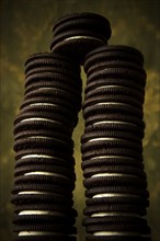 Stack of cookies. Photographer: Joe Clark