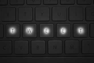 Keys on keyboard. Photographer: Mike Kemp