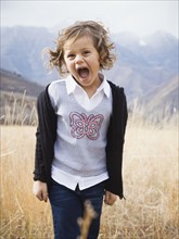 Child screaming. Photographer: Mike Kemp