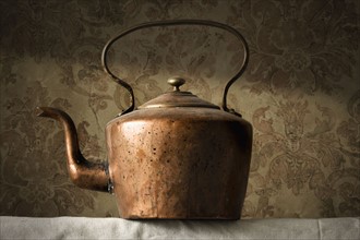 Copper tea kettle. Photographer: Joe Clark