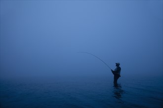 Fly fisherman. Photographer: Mike Kemp