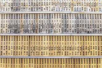 Shelves of Japanese books. Photo : Lucas Lenci Photo