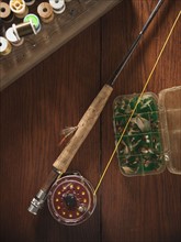 Fishing rod and equipment. Photo : Mike Kemp