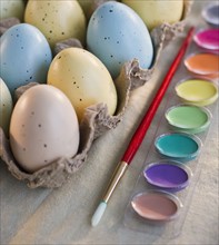Painted Easter eggs. Photo : Daniel Grill