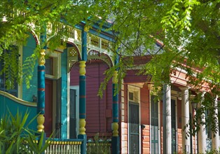 Colorful houses in New Orleans.
