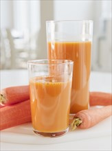 Fresh carrot juice. Photo : Jamie Grill