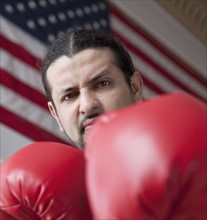 Angry American boxer. Photo : Dan Bannister