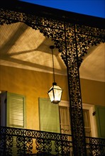 Balcony in French Quarter of New Orleans.