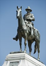 Statue of General Sherman at Vicksburg Military Park.