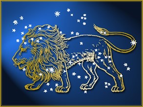 Leo astrological sign.
