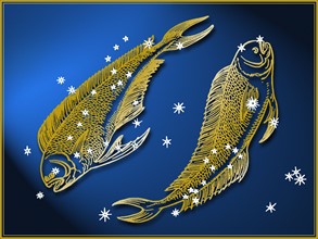 Pisces astrological sign.