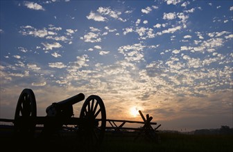 Cannon at dusk. Photo. Daniel Grill