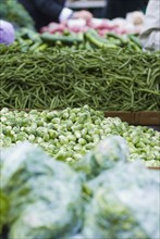 Fresh produce on display at farmer's market. Photo. Antonio M. Rosario