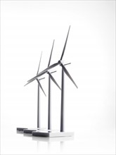 Three windmills. Photo : David Arky