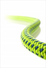 Green and blue rope. Photo : David Arky