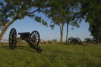 Civil war cannons. Photo. Daniel Grill
