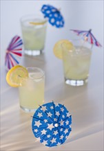 Lemonade and Americana drink umbrellas. Photo : Daniel Grill