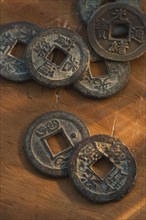 Chinese coins.