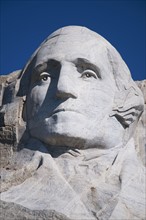Head of Washington on Mount Rushmore.