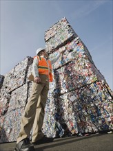 Manager at recycling plant.