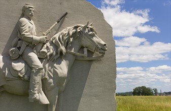 17th Pennsylvania cavalry monument.