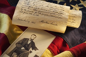 Letters written by Abraham Lincoln.