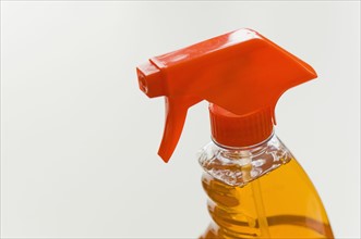 Cleaning product in spray bottle. Photo. Antonio M. Rosario