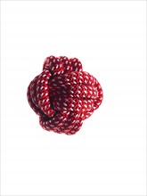 Ball of red rope. Photo. David Arky