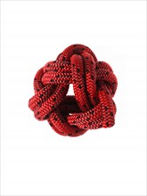 Ball of red rope. Photo. David Arky