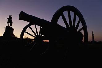 Civil war cannon. Photo : Daniel Grill