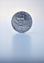 US quarter coin.