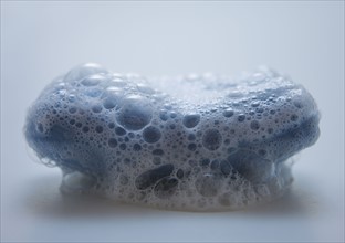Blue soap. Photo : Mike Kemp