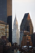 USA, New York State, New York City, Manhattan, Skyscrapers and Chrysler Building. Photo : fotog
