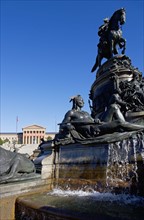 USA, Pennsylvania, Philadelphia, Neo-classical fountain. Photo : fotog