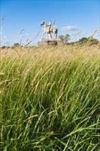 USA, Pennsylvania, Gettysburg, Cemetery Ridge, grassy field. Photo : Chris Grill