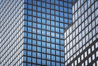 USA, New York City, skyscraper facade. Photo : fotog