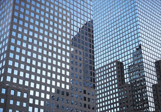 USA, New York City, skyscraper facade. Photo : fotog