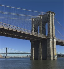USA, New York, New York City, Brooklyn Bridge.